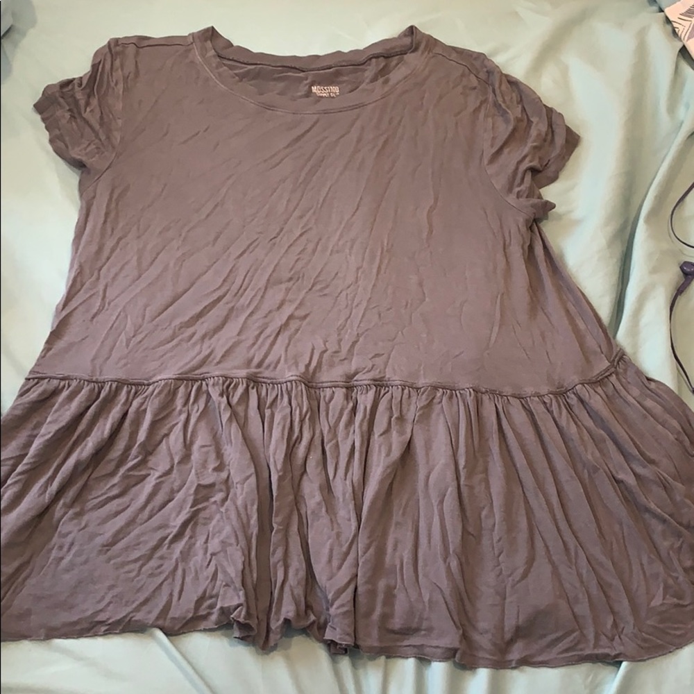 Super flowy top from target. Cute with leggings.